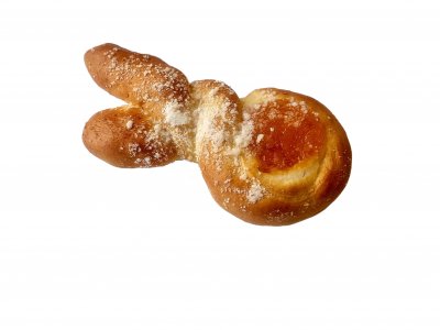 BEZGLUTENOWA Drożdżówka Zając z Morelą 90 g